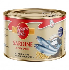 Golden Prize Sardine in Soy Sauce   Tin  150 grams